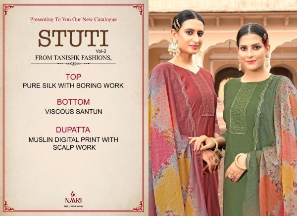 Naari Stuti Vol 2 Silk Embroidery Designer Salwar Suit